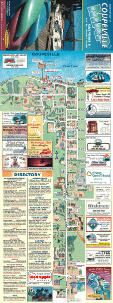 Coupeville tourist map