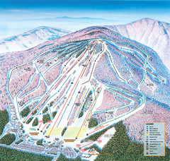 Cranmore Mountain Resort Ski Trail Map
