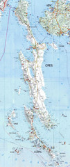 Cres & Losinj Island Map