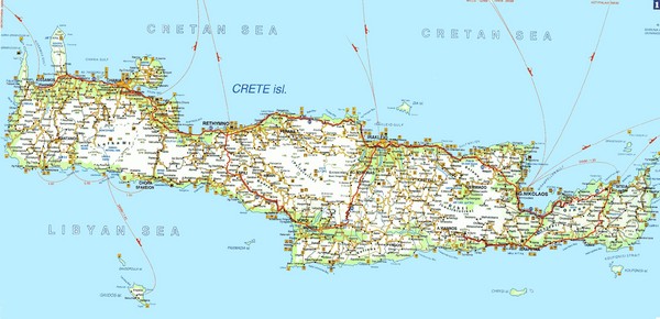 Crete Road Map