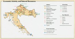 Croatia Economic Activity Map
