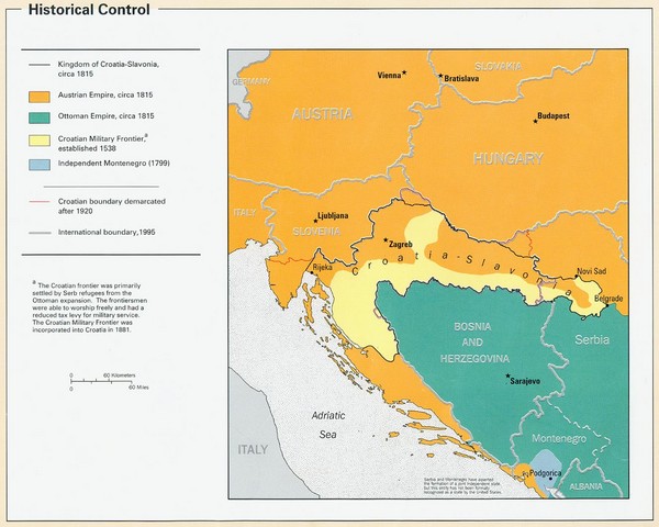 Croatia Historical Control Map