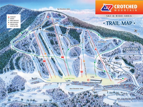 Bousquet Mountain Trail Map Real Life Map Collection • Mappery