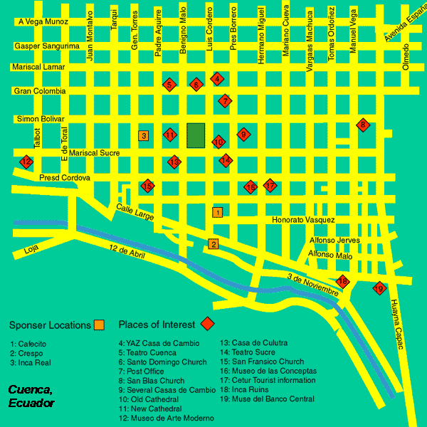 Cuenca Street Map
