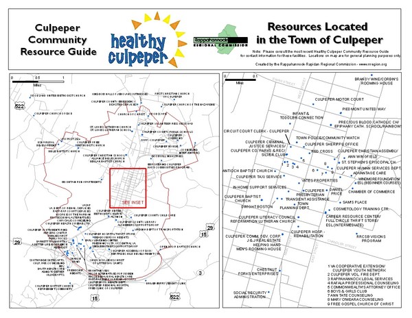 Culpeper, Virginia City Map