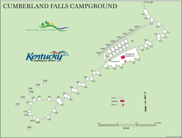 Cumberland Falls Map