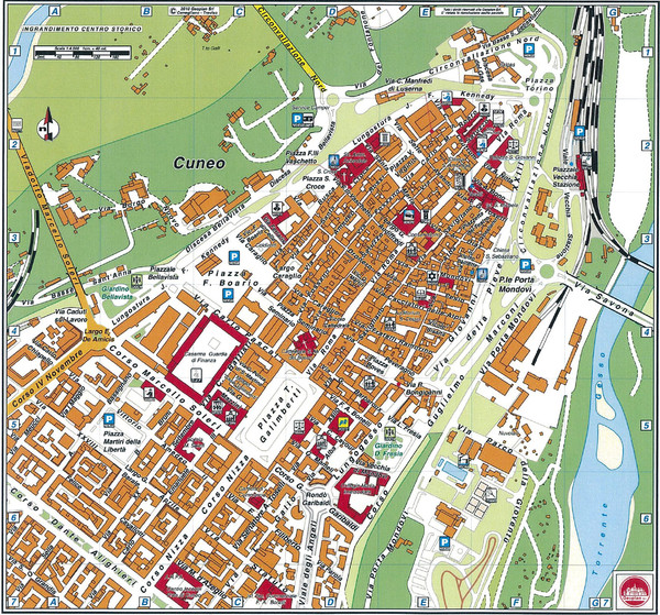Cuneo Map