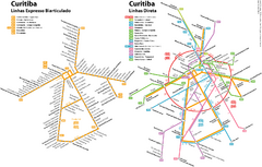 Curitiba Public Transportation Map