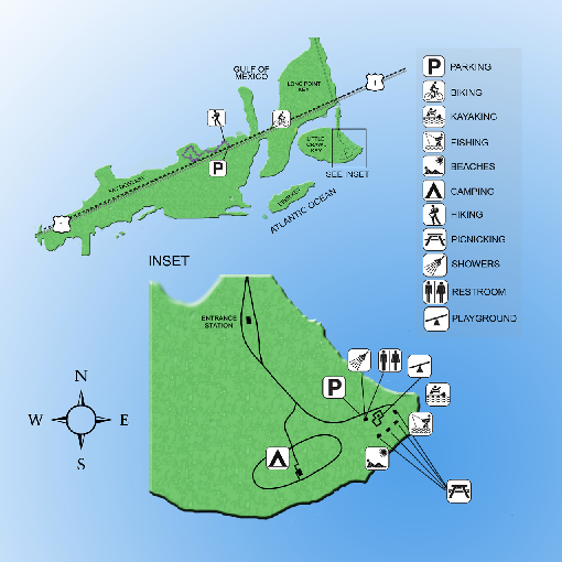 Curry Hammock State Park Map 56200 Overseas Highway Marathon Florida