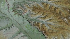 Custer Battlefield Oblique Map