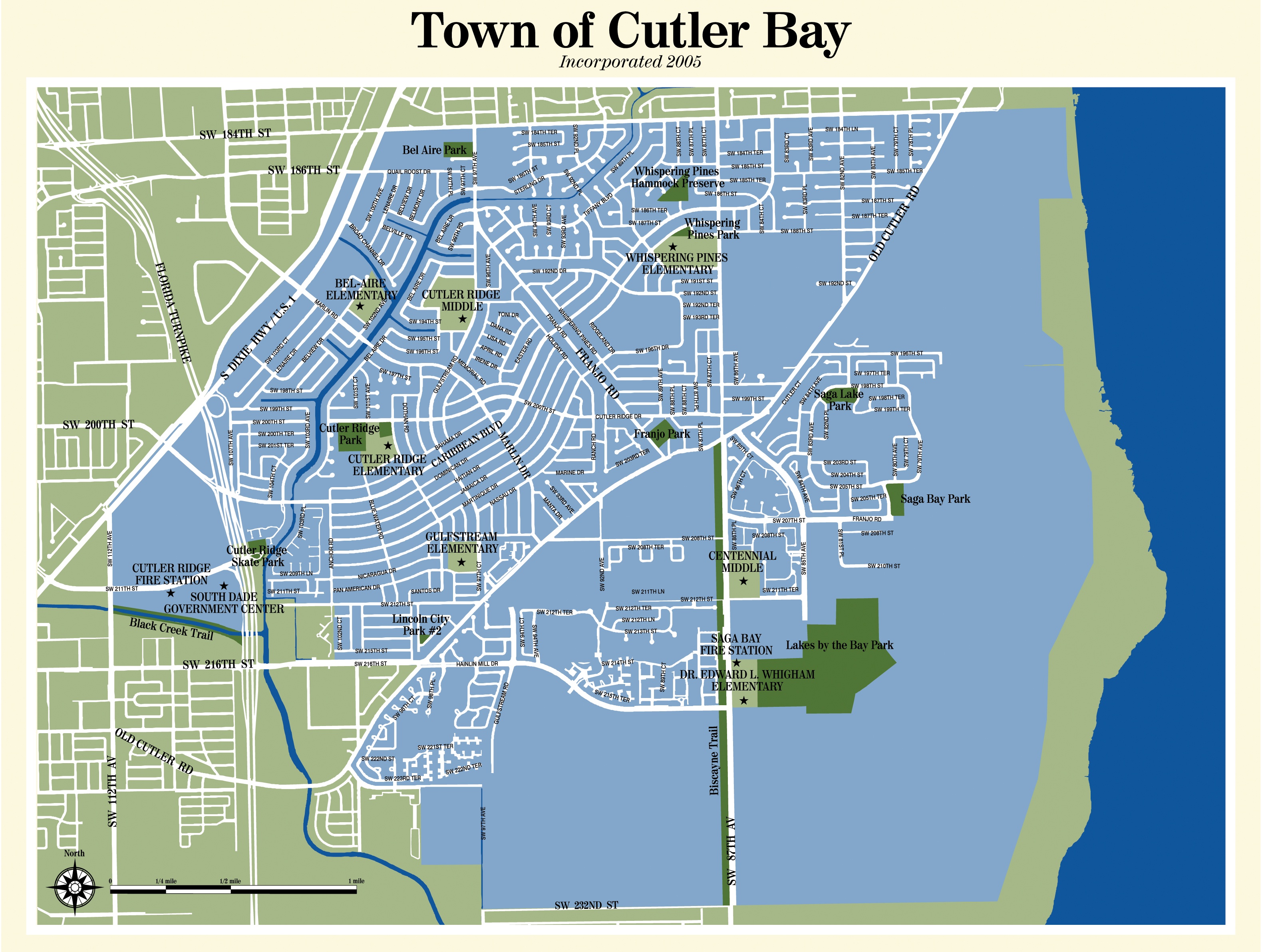 Cutler Bay Map Cutler Bay Florida Mappery