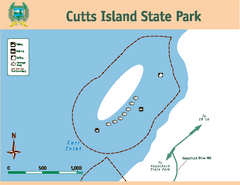 Cutts Island Stay Park Map