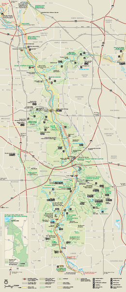Cuyahoga Valley National Park Official Park Map
