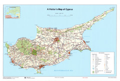 Cyprus Tourist Map