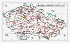 Czech Republic Country Map