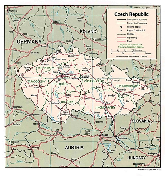 Czech Republic Map