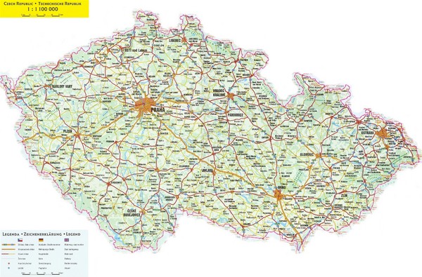 Czech Republic Road Map