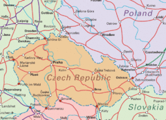 Czech Republic Tourist Map