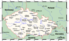 Czech Republic Tourist Map