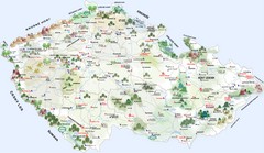 Czech Republic Tourist Map
