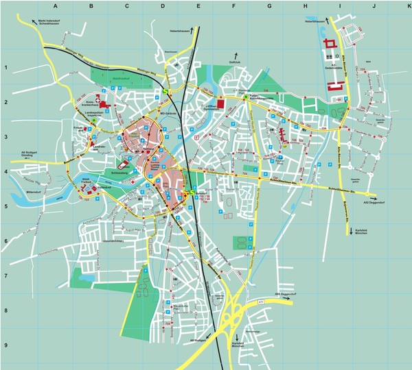 Dachau City Map