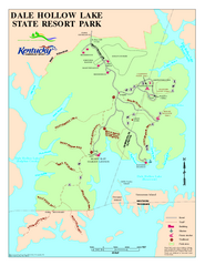 Dale Hollow Lake State Park Map