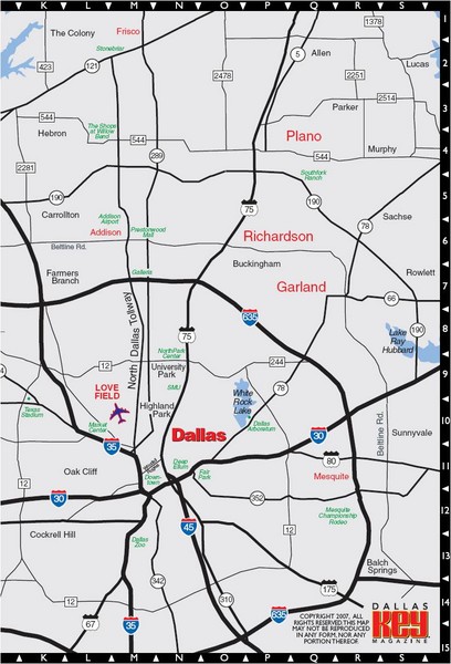 Dallas-Fort Worth Metropolitan Area Map