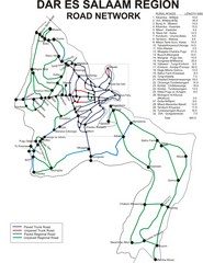Dar Es Salaam Road Map