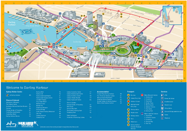 Darling Harbour Map