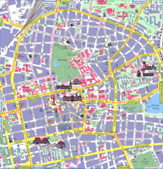 Darmstadt Tourist Map Darmstadt Tourist Map