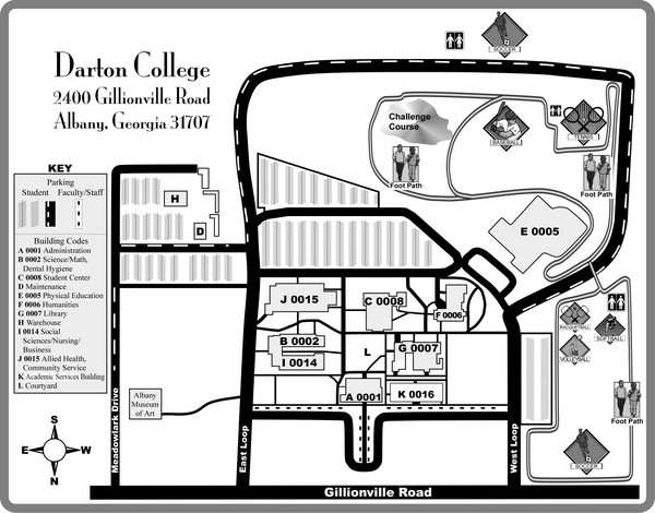 Darton College Campus Map