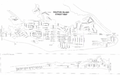 Dauphin Island Street Map