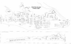 Dauphin Island Street Map Dauphin Island Street Map