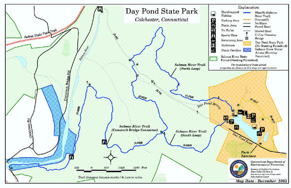 Daypond State Park map