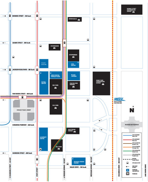 DePaul University Loop Campus Map