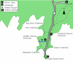 Dead Horse Point State Park Map