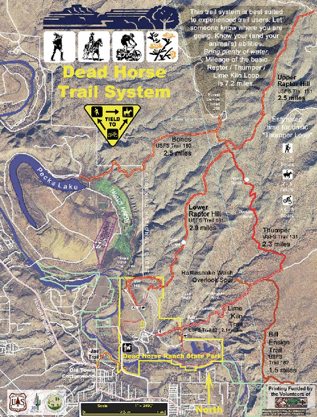 Dead Horse Trail System Map