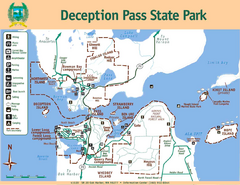 Deception Pass State Park Map