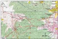 Dechenphodrang and Pajoding, Thimphu Map