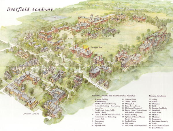 Deerfield Academy Campus Map