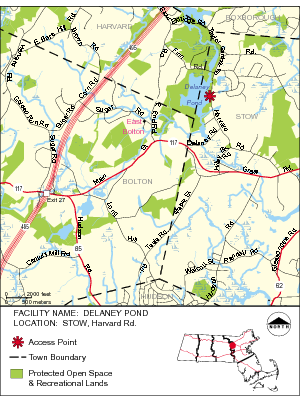 Delaney Conservation Land Map