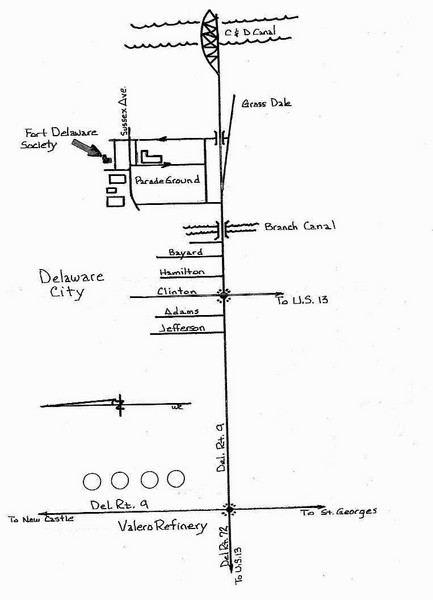 Delaware City Map