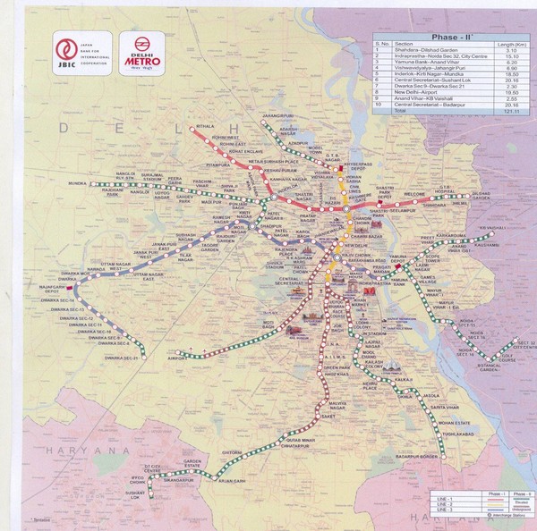 Delhi Metro Map