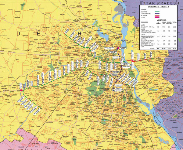 Delhi Metro Map