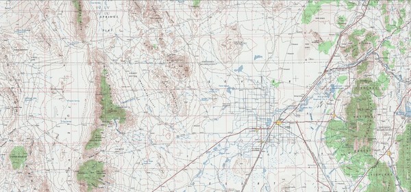 Delta Quad Sheet Detail 1972 Map