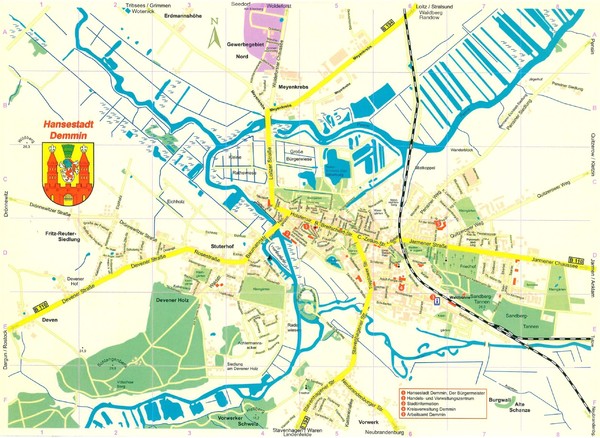 Demmin Map - Demmin Germany • mappery
