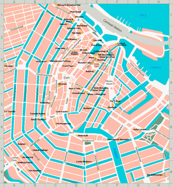 Den Haag, Netherlands Tourist Map