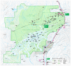 Denali National Park and Preserve map