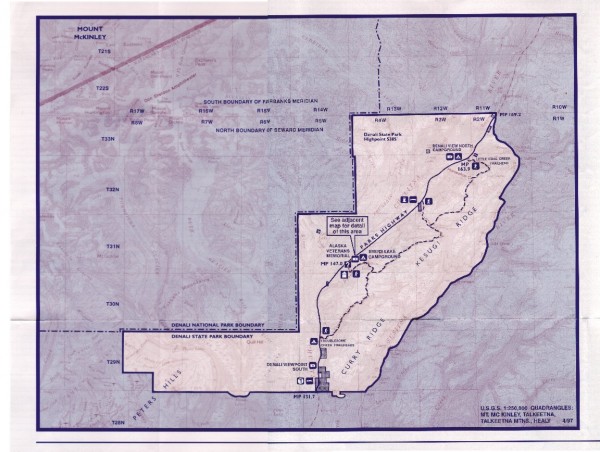 Denali State Park Map