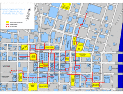 Des Moines Skywalks Map